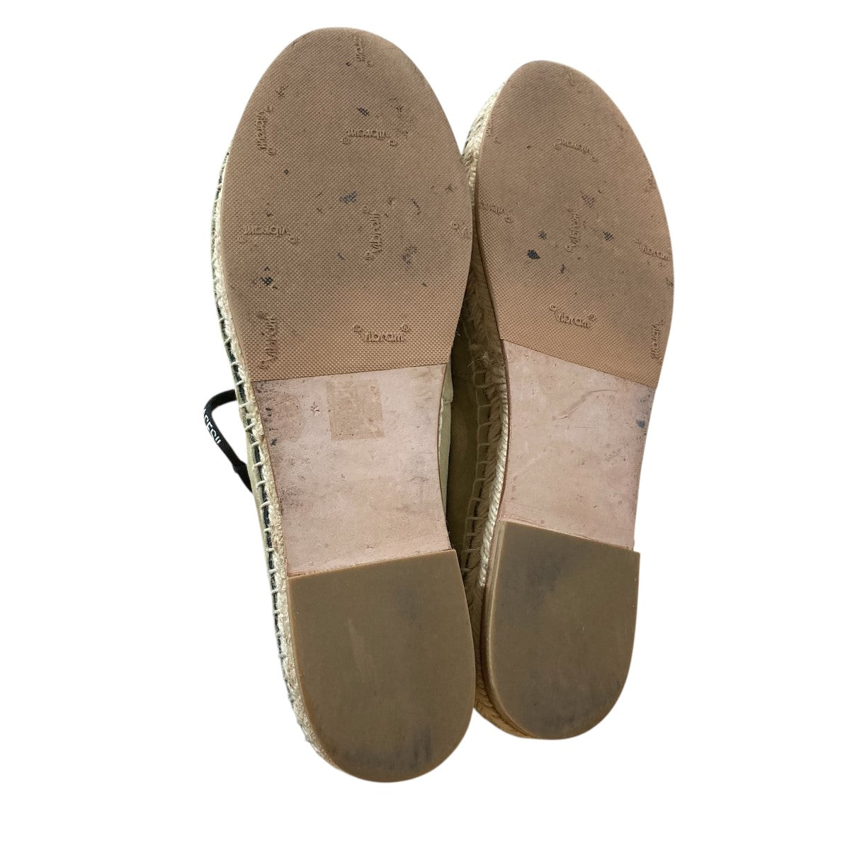Off-White Espatrille Shoes Beige/Black - Pre-owned