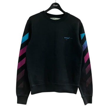 Off-White Crew Neck Sweatshirt Black/Blue - Pre-owned