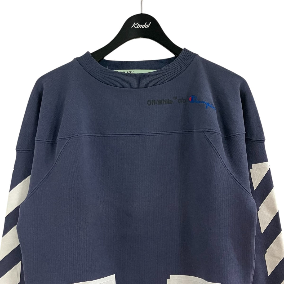 Off-White Back Bias Sweatshirt Charcoal/White - Pre-owned