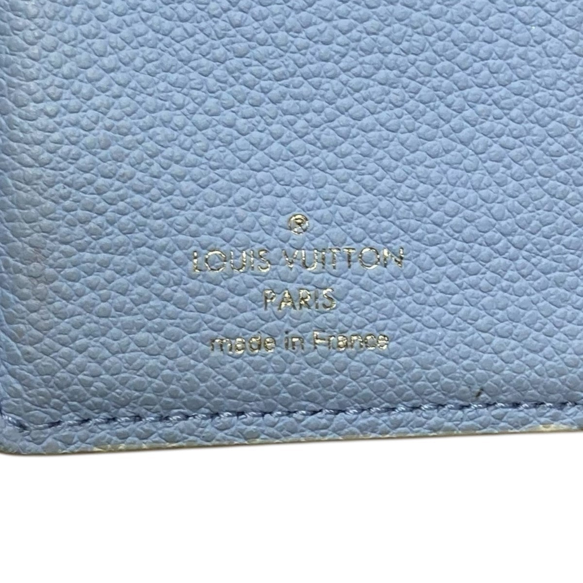 Louis Vuitton Portefeuil Claire Monogram Empreinte White / Sky Blue - Pre-owned