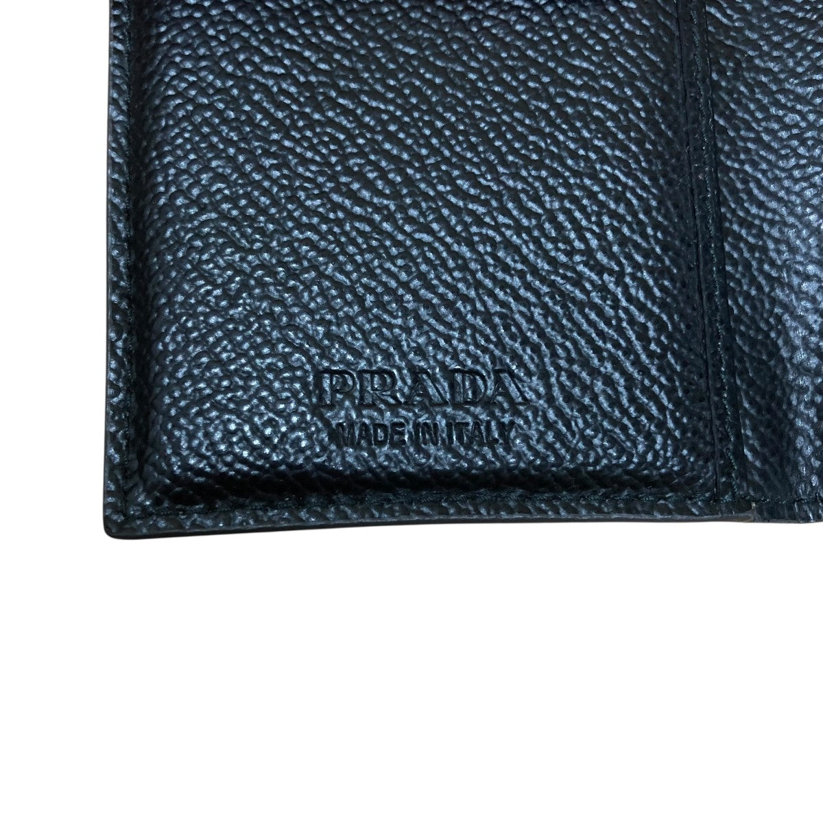 Prada Logo Card Case Gray - Pre-owned