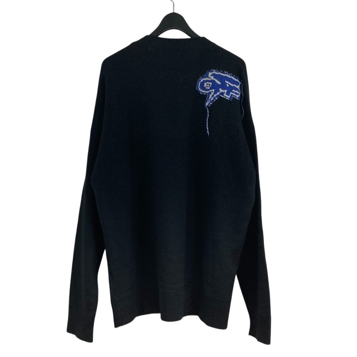 Off-White Knit Sweater Black/Blue - Pre-owned