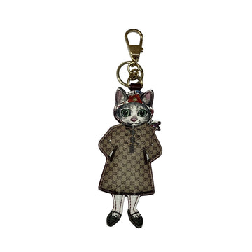 Gucci × Yuko Higuchi Cat Charm Brown - Pre-owned