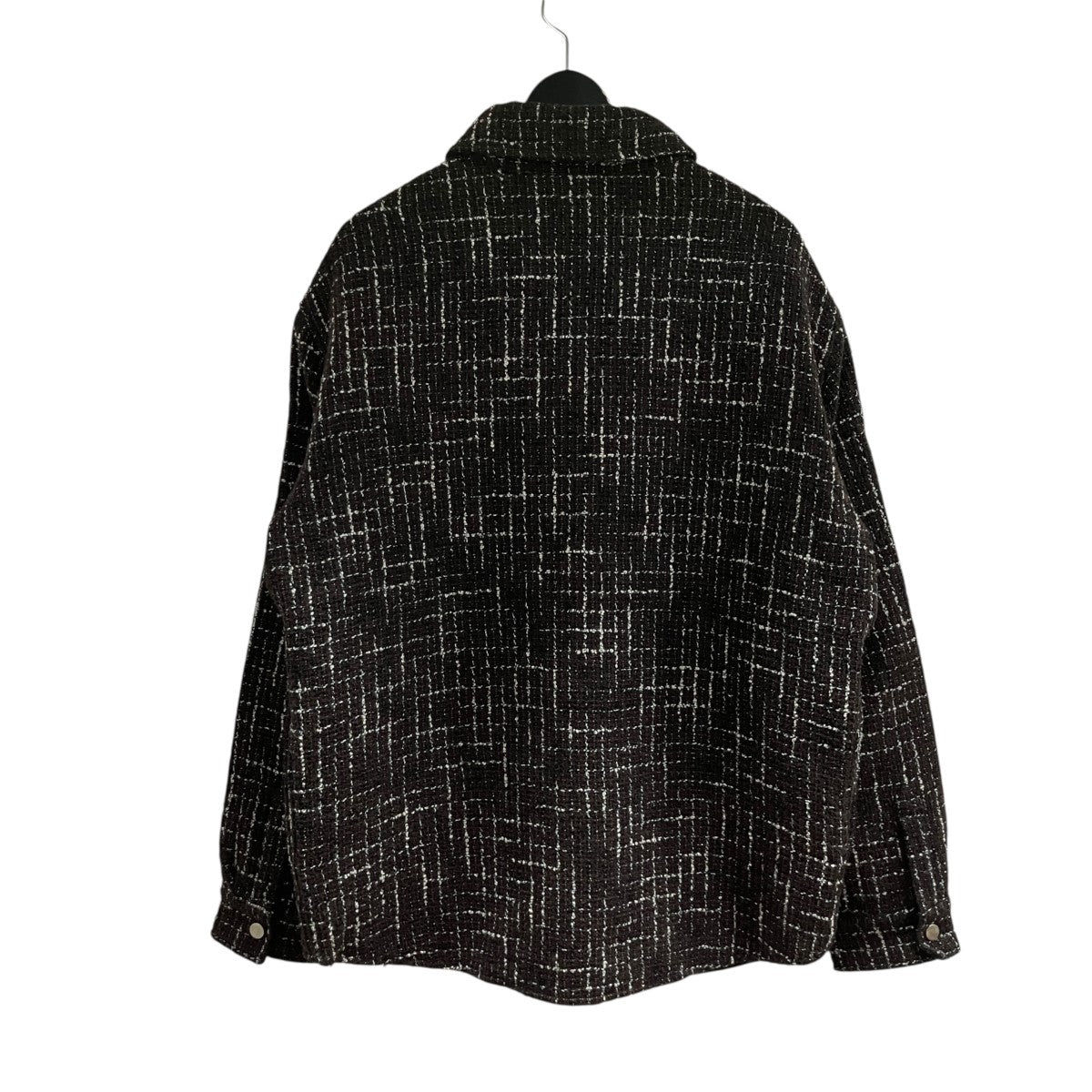 Amiri Tweed Padded Overshirt Jacket Brown (FW22) - Pre-owned