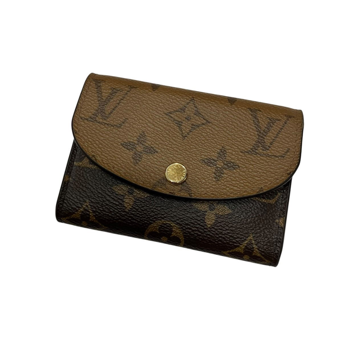 Louis Vuitton Portomone Rosali Portomone Rosali Mini Wallet Brown - Pre-owned