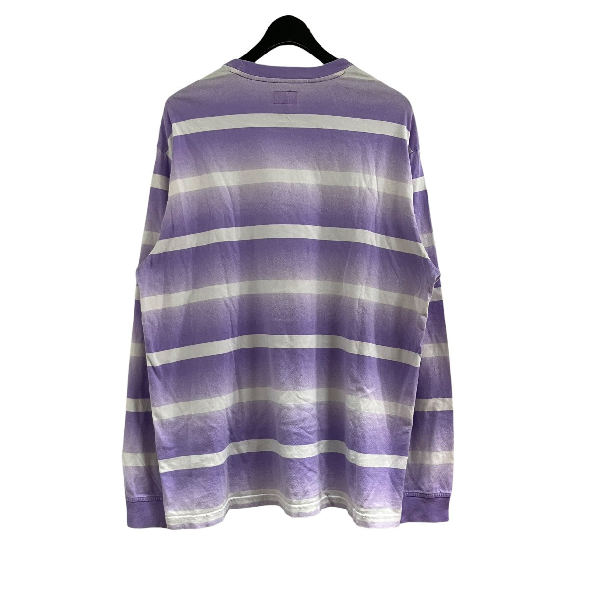 Supreme Fade Stripe L/S Tee Purple - Pre-owned