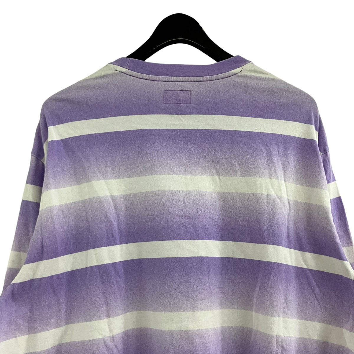 Supreme Fade Stripe L/S Tee Purple - Pre-owned