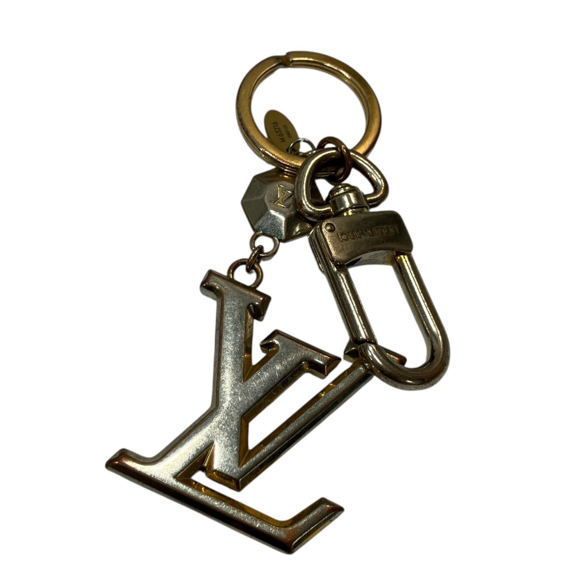 Louis Vuitton Key Chain LV Facet Gold - Pre-owned