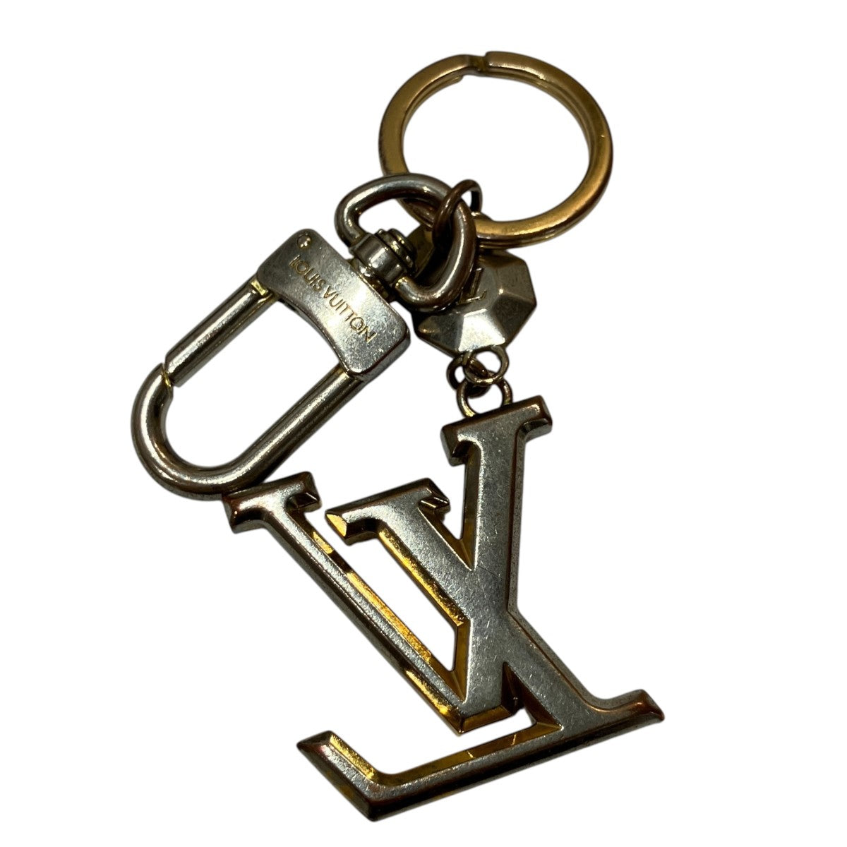 Louis Vuitton Key Chain LV Facet Gold - Pre-owned