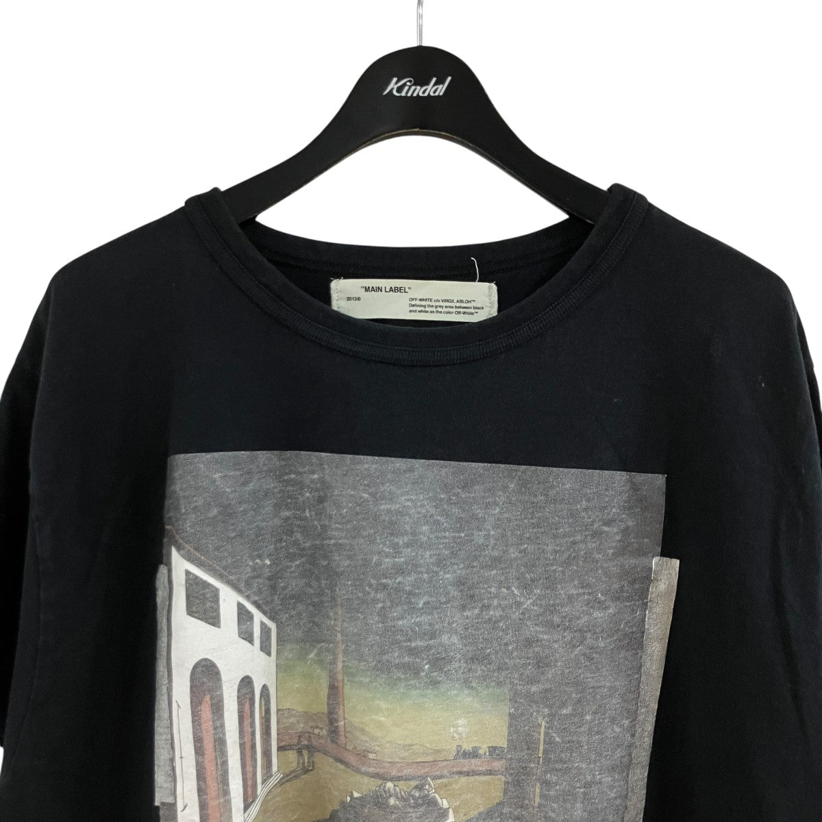 Off-White Printed T-Shirt Black - Pre-owned