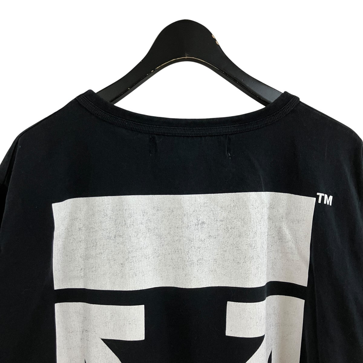 Off-White Printed T-Shirt Black - Pre-owned