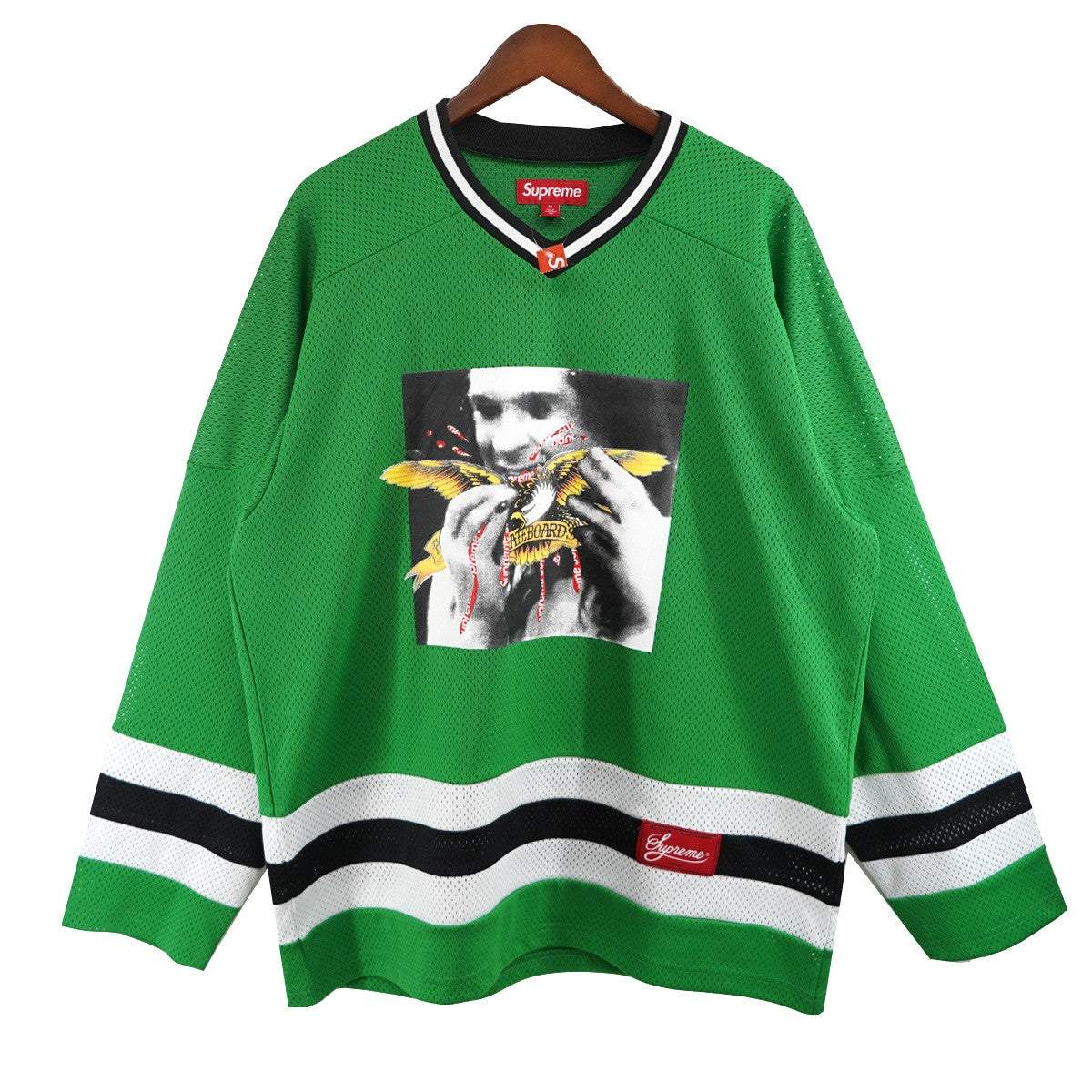 Supreme x Antihero Ozzy Hockey Jersey Green (FW25) - Pre-owned