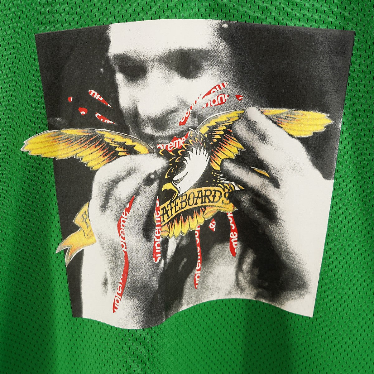 Supreme x Antihero Ozzy Hockey Jersey Green (FW25) - Pre-owned