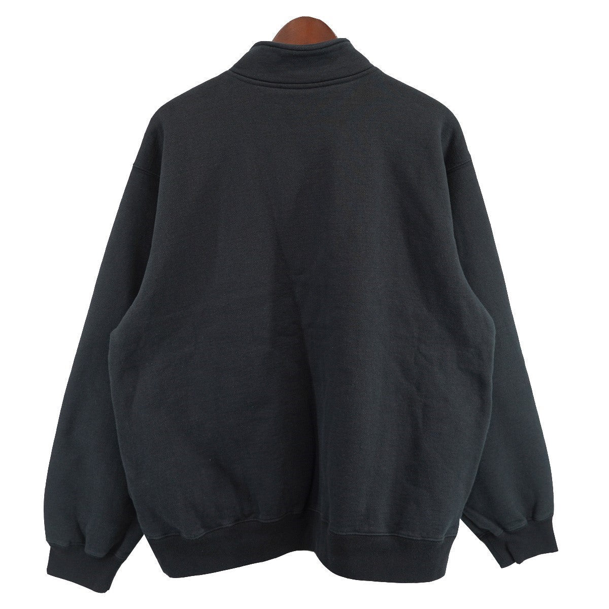 Supreme Small Box Half Zip Pullover Black (SS25) - Pre-owned
