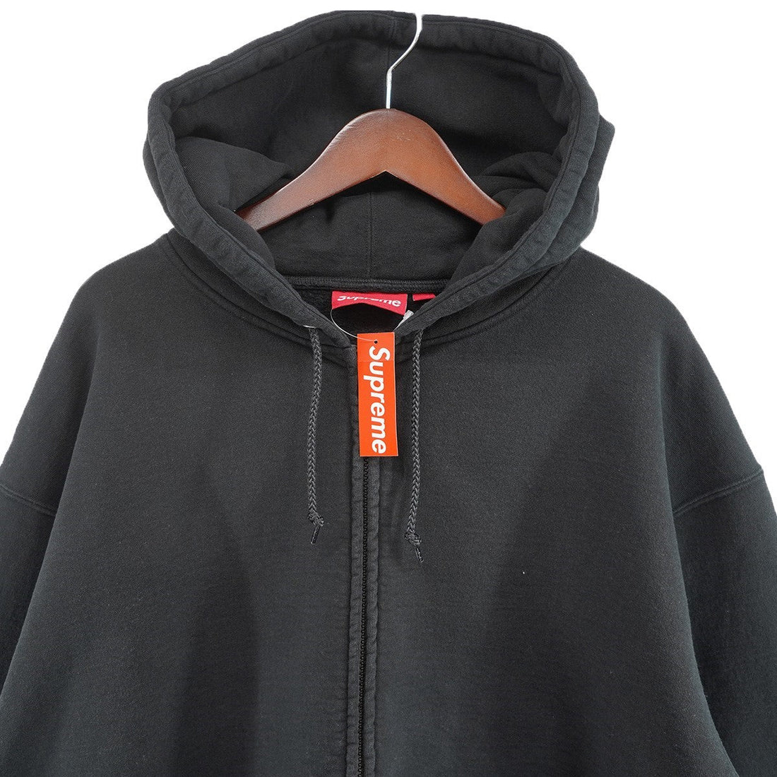 Supreme Work Zip Up Hooded Sweatshirt Black (SS25)