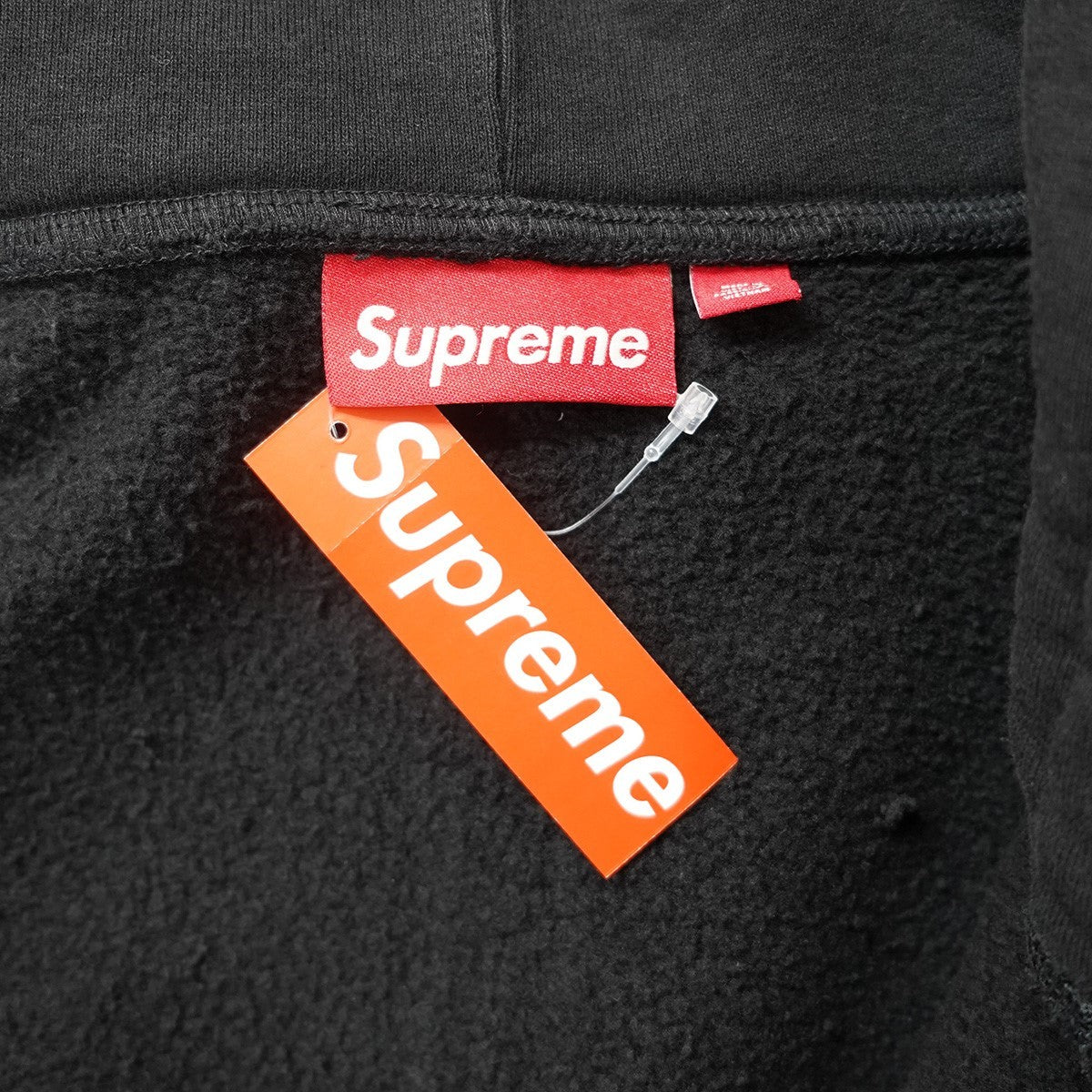 Supreme Work Zip Up Hooded Sweatshirt Black (SS25) - Pre-owned