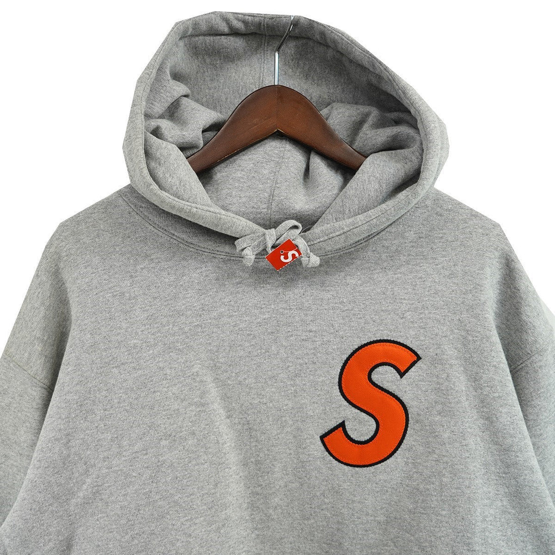 Supreme S Logo Hooded Sweatshirt Grey (SS25)