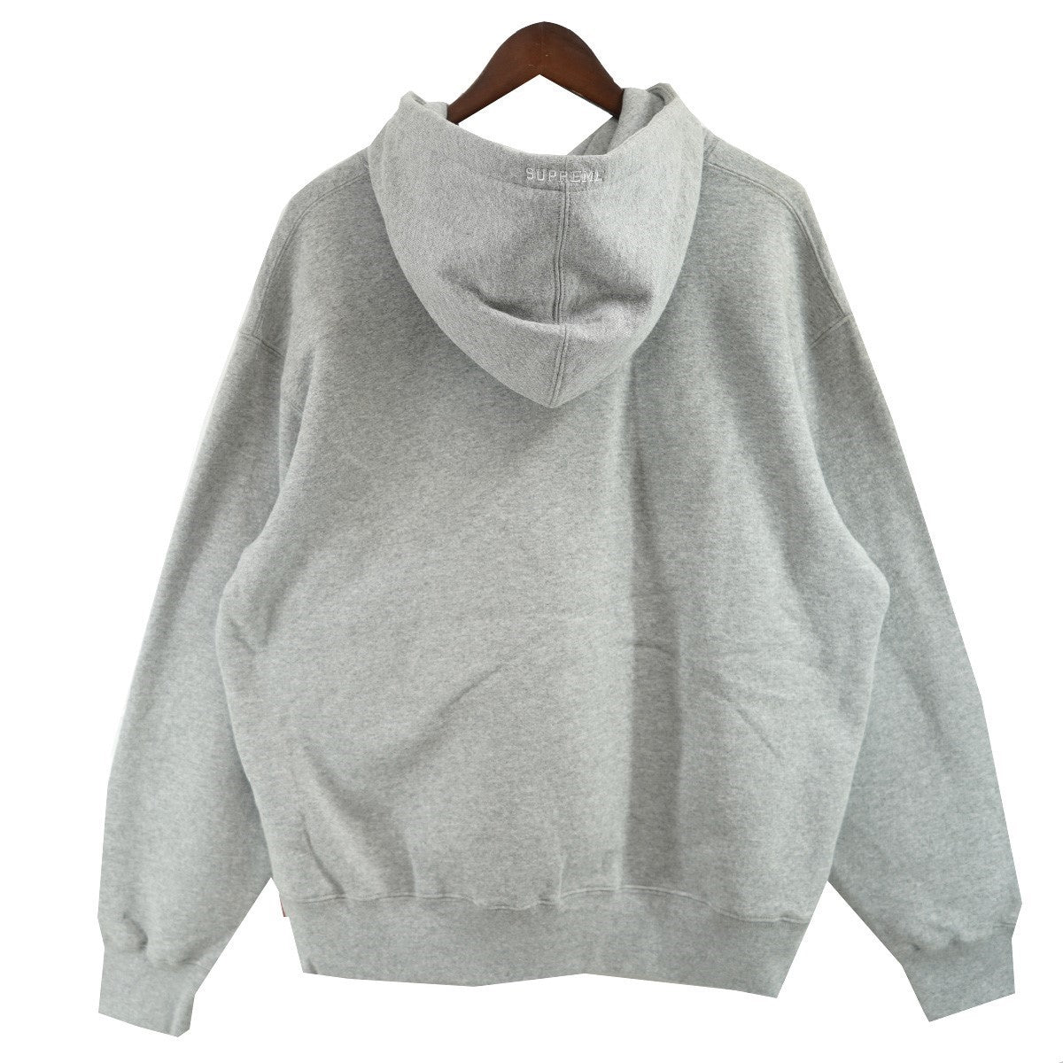 Supreme S Logo Hooded Sweatshirt Grey (SS25) - Pre-owned