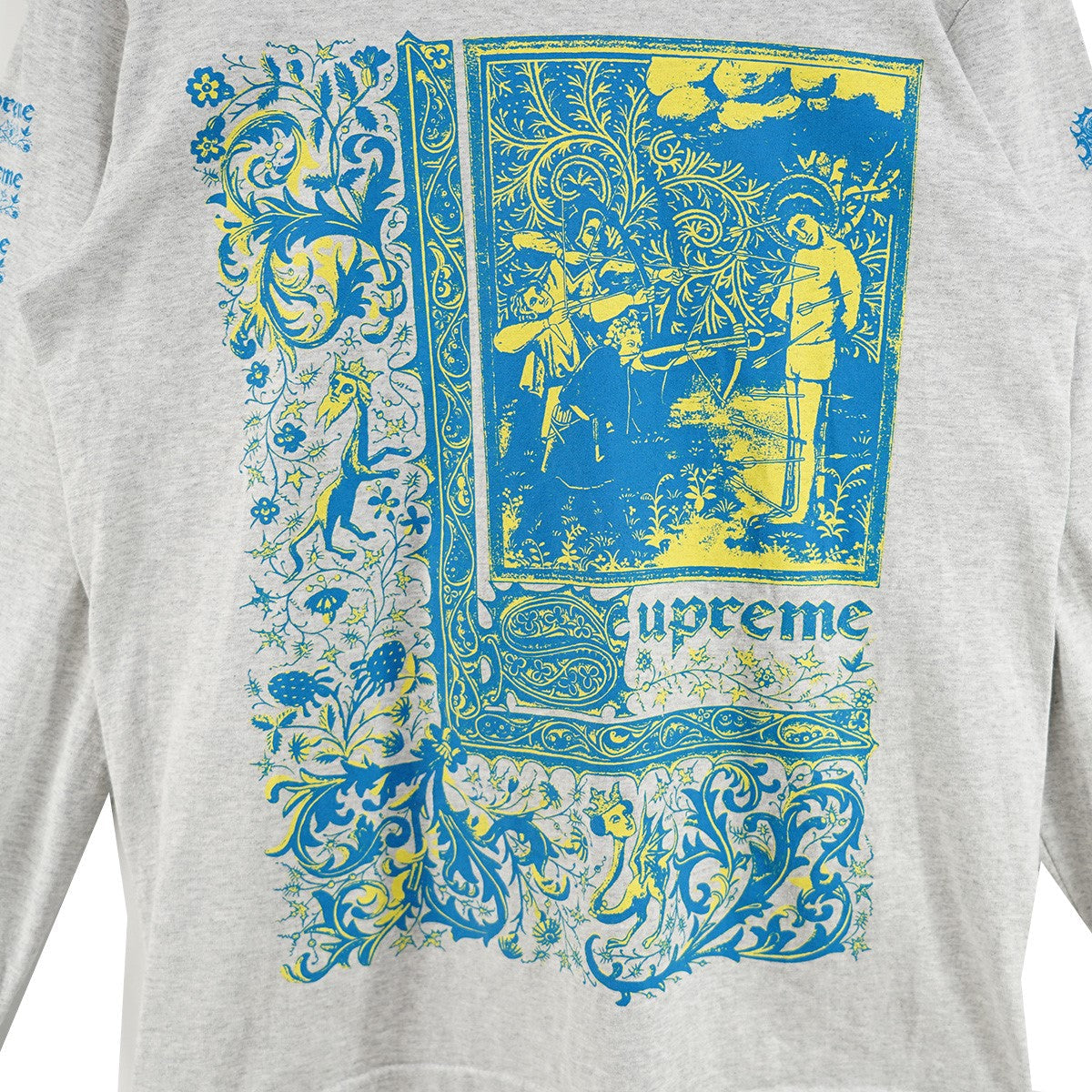 Supreme Saint Sebastian L/S Tee Grey (SS24) - Pre-owned