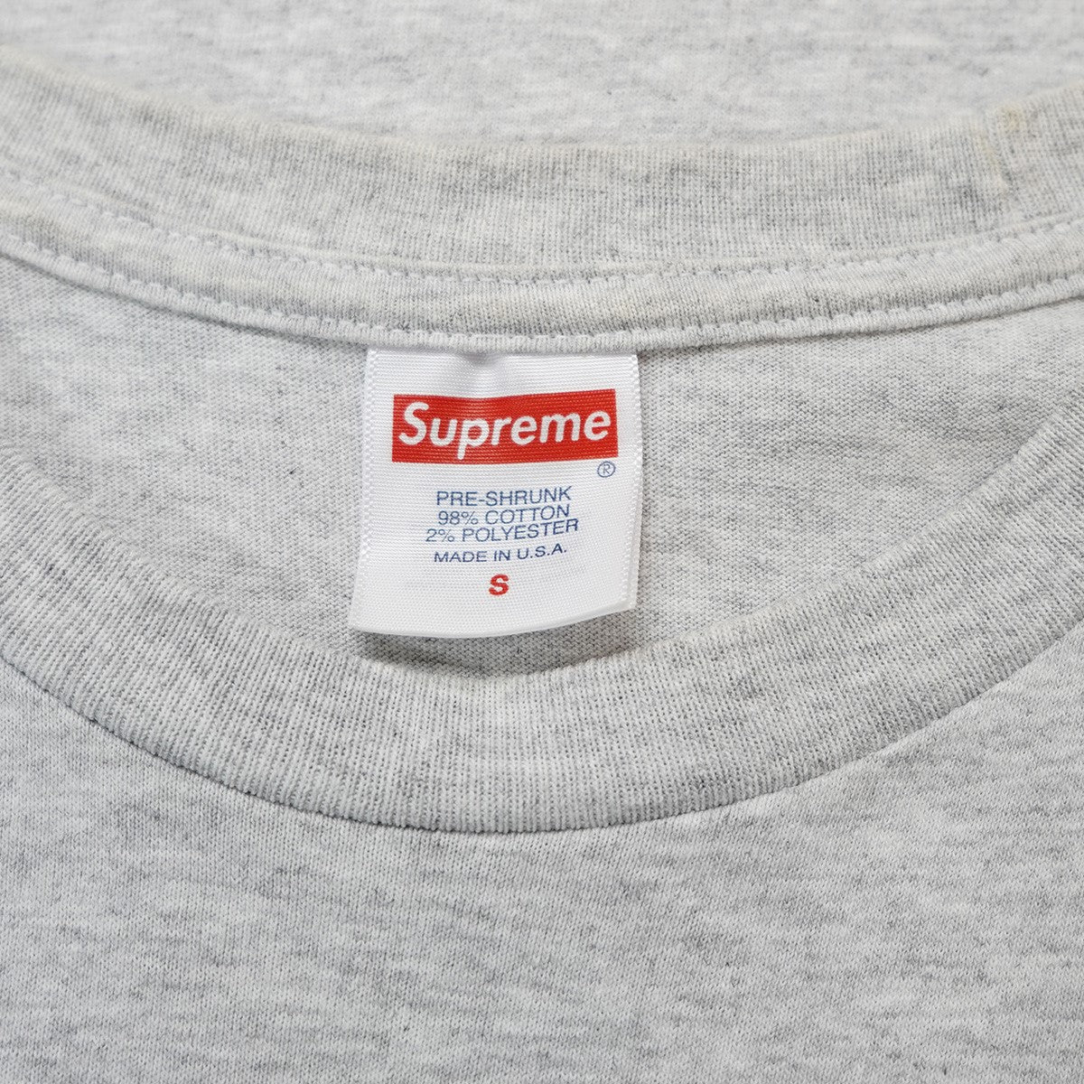 Supreme Saint Sebastian L/S Tee Grey (SS24) - Pre-owned