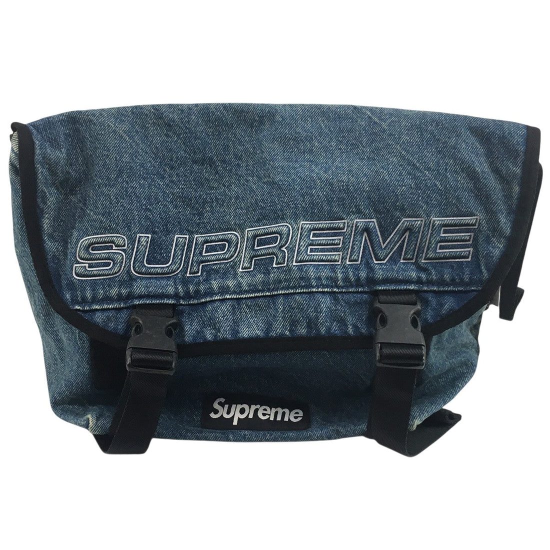 Supreme Denim Messenger Bag Blue (FW25)