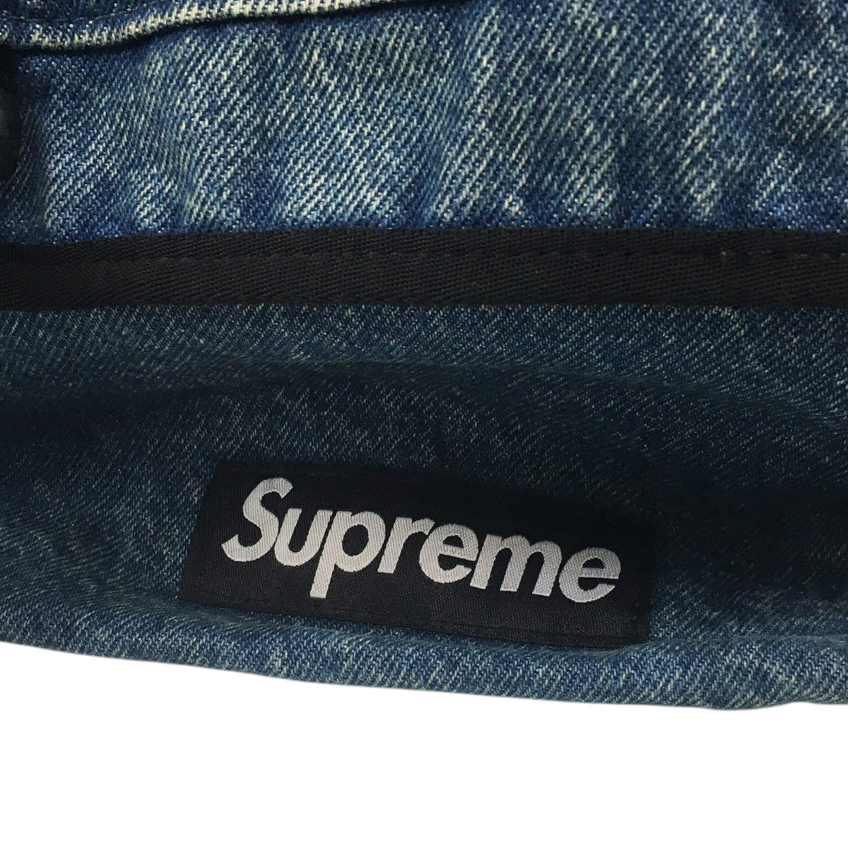 Supreme Denim Messenger Bag Blue (FW25) - Pre-owned