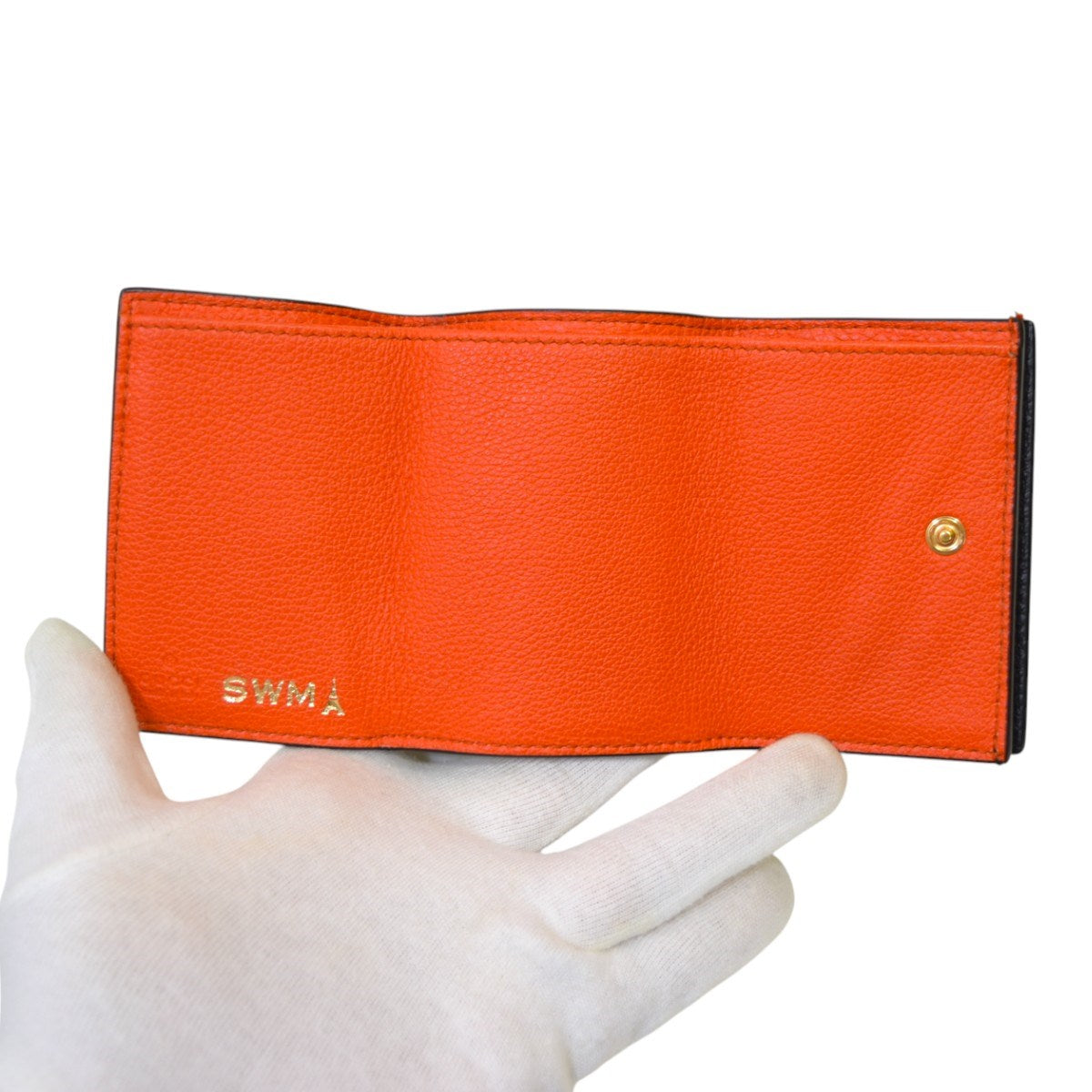 Gucci Mini Wallet Black / Orange - Pre-owned