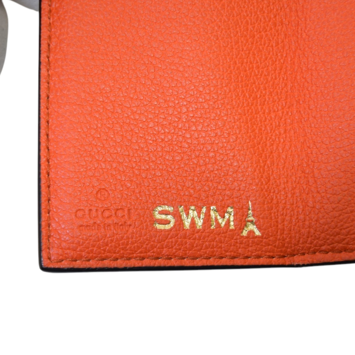Gucci Mini Wallet Black / Orange - Pre-owned