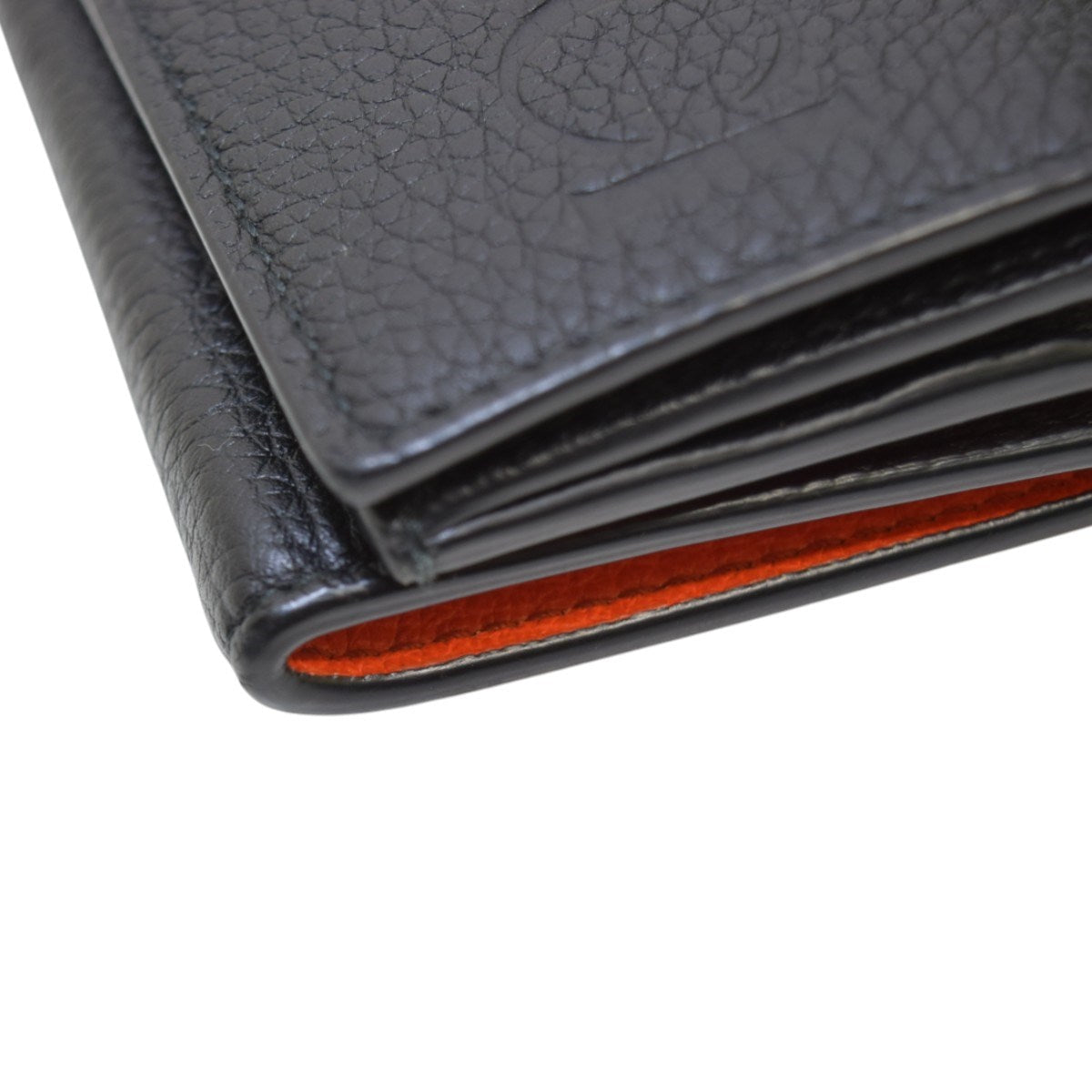 Gucci Mini Wallet Black / Orange - Pre-owned