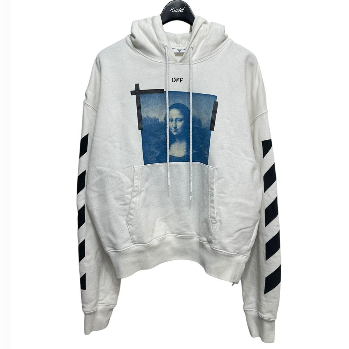 Off-White Mona Lisa Print Hoodie White - Pre-owned