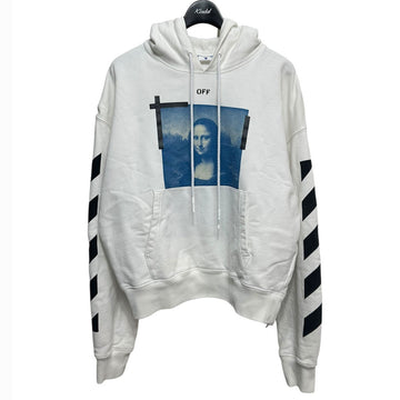 Off-White Mona Lisa Print Hoodie White - Pre-owned