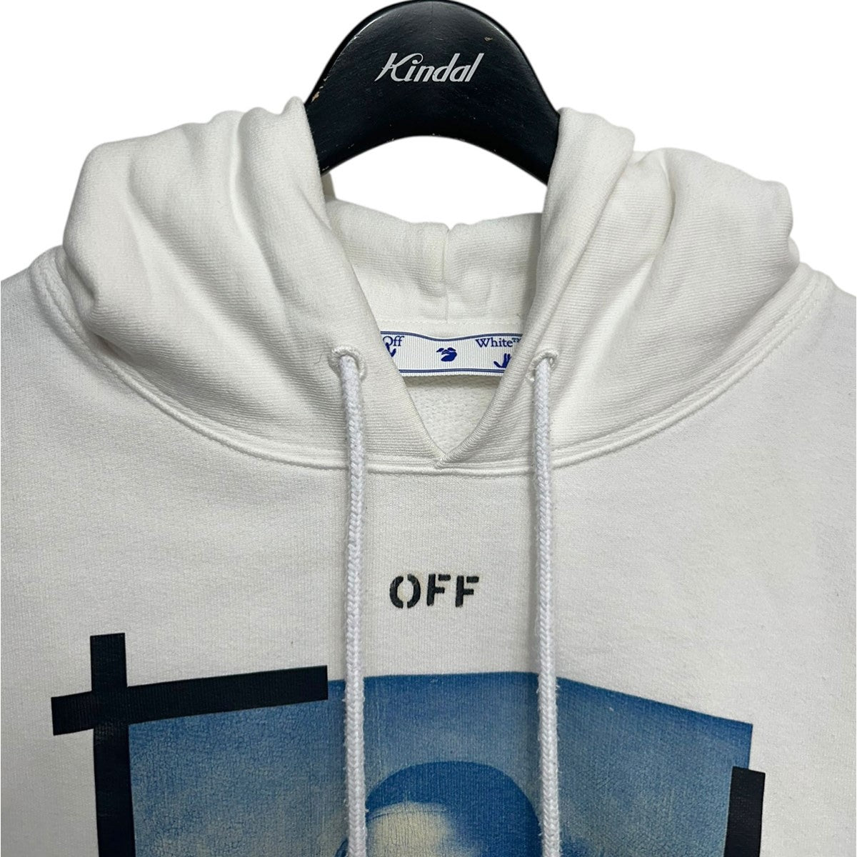 Off-White Mona Lisa Print Hoodie White - Pre-owned