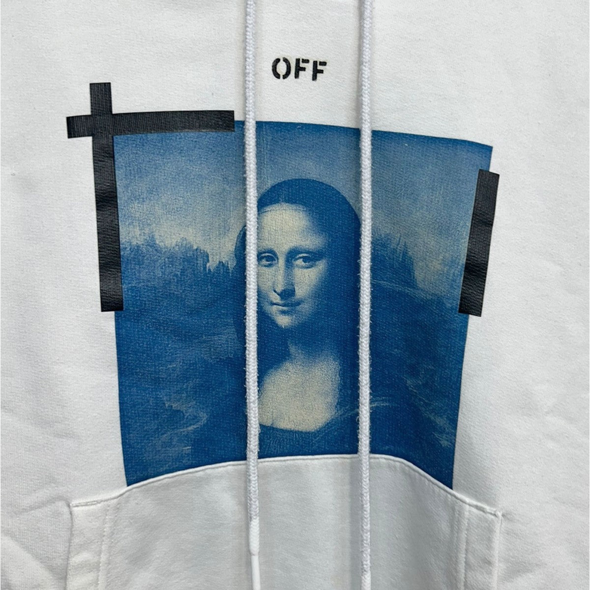 Off-White Mona Lisa Print Hoodie White - Pre-owned