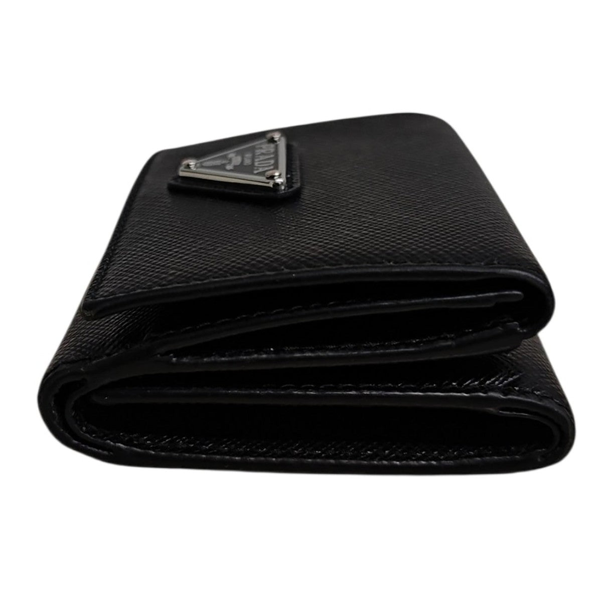 Prada Trifold Wallet Black - Pre-owned