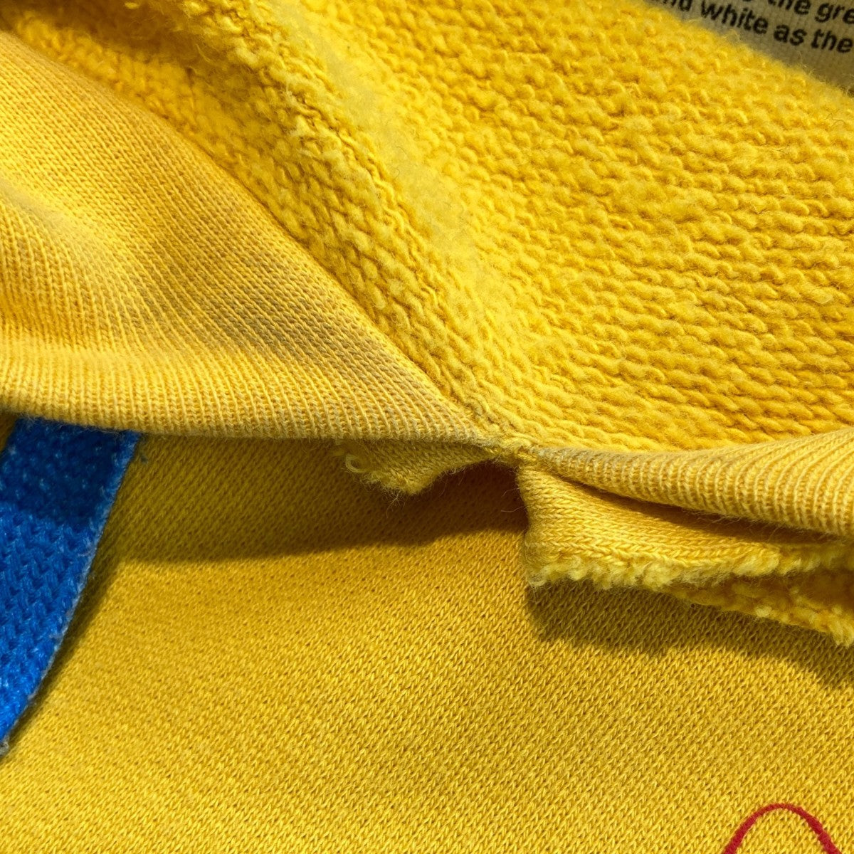 Off-White Footed Hoodie Yellow - Pre-owned