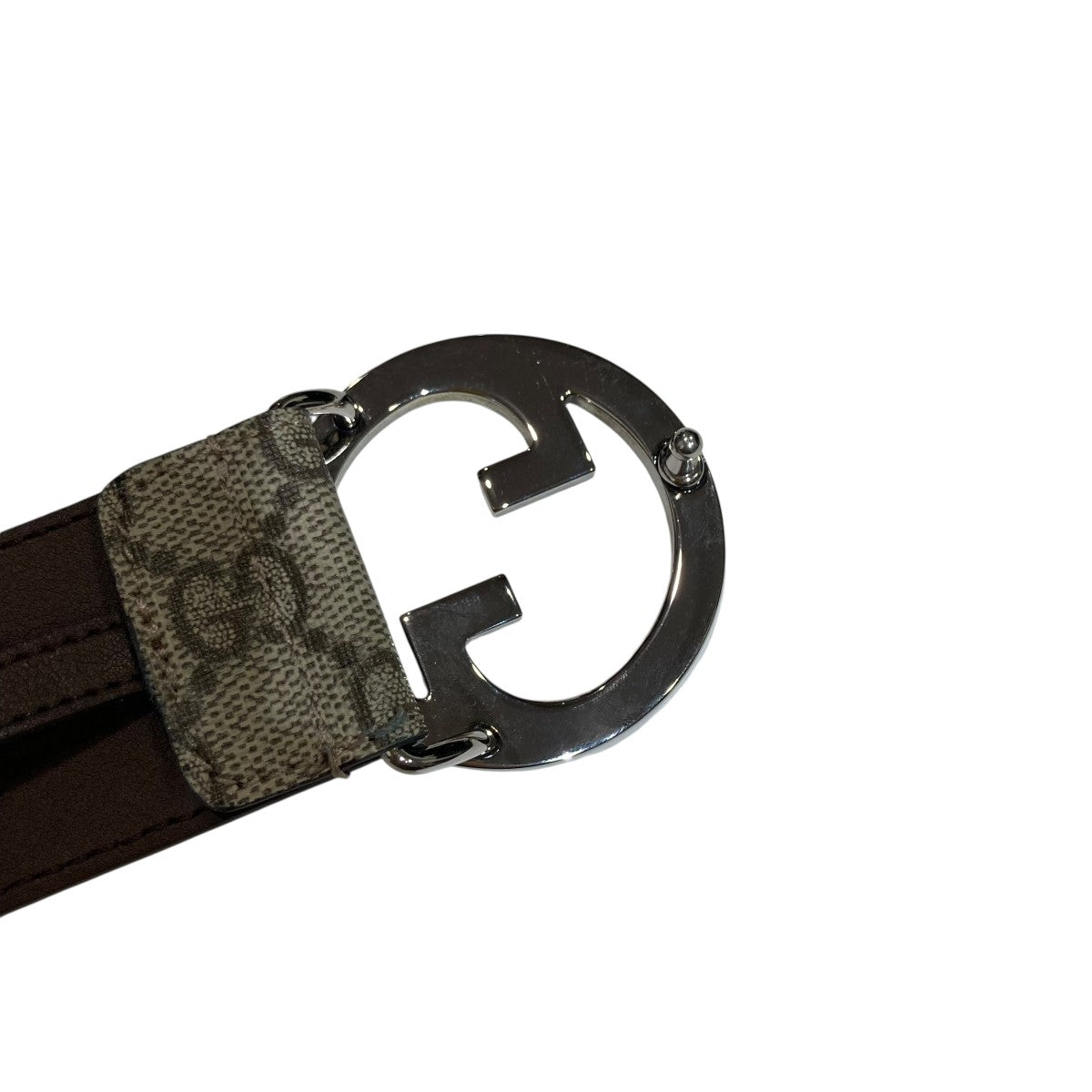 Gucci Interlocking G Buckle Belt Beige - Pre-owned