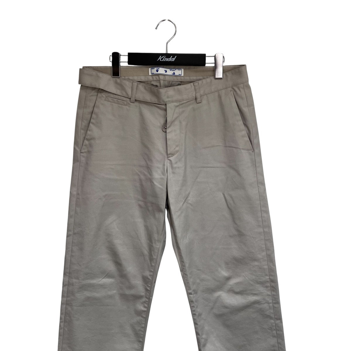 Off-White Industrial Belt Pants Ivory - Pre-owned