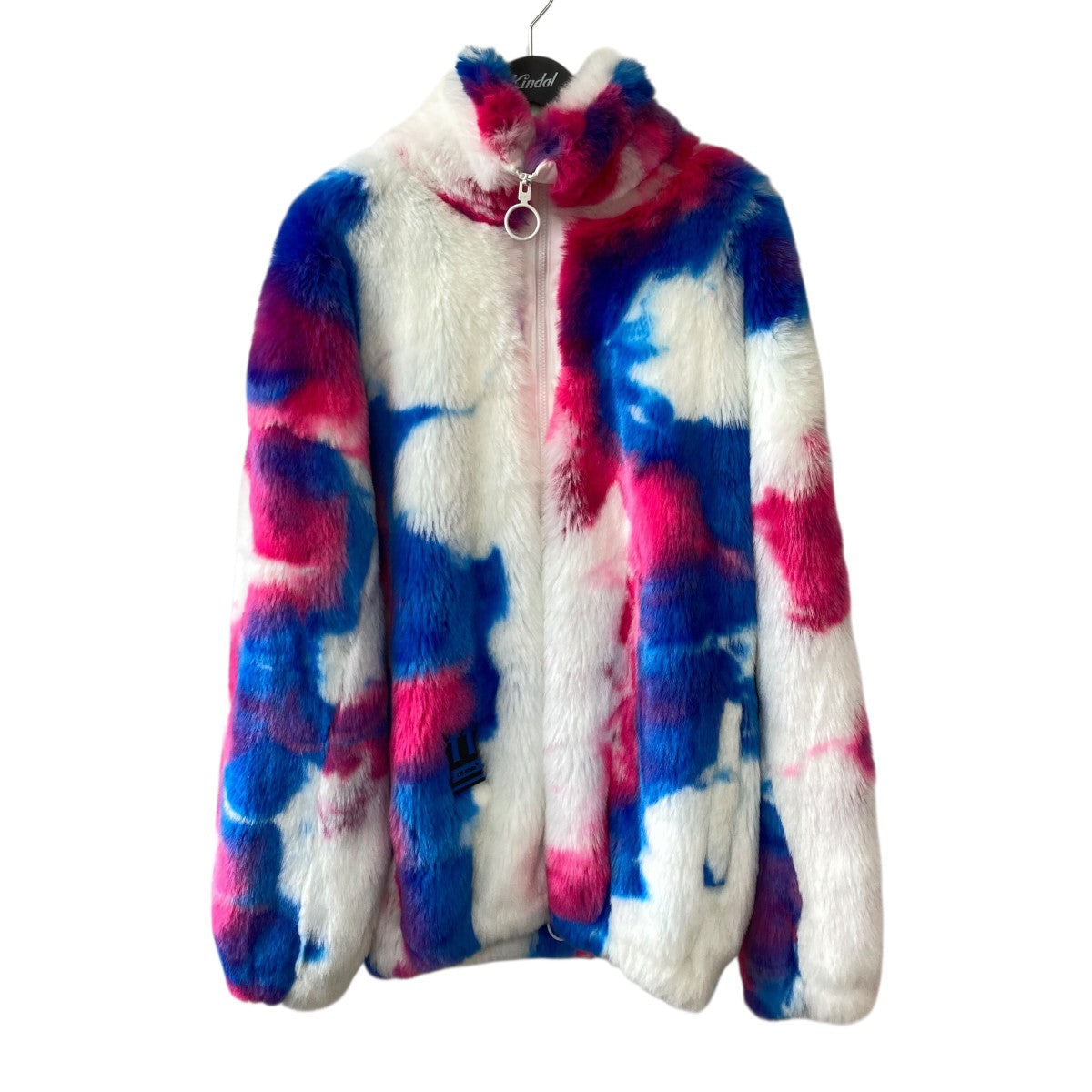 Off-White Fake Fur Zip Anorak White Blue Pink - Pre-owned