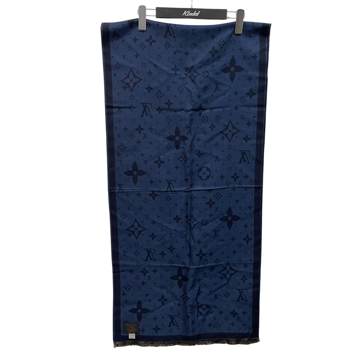 Louis Vuitton Etol Monogram Large Stole Navy - Pre-owned