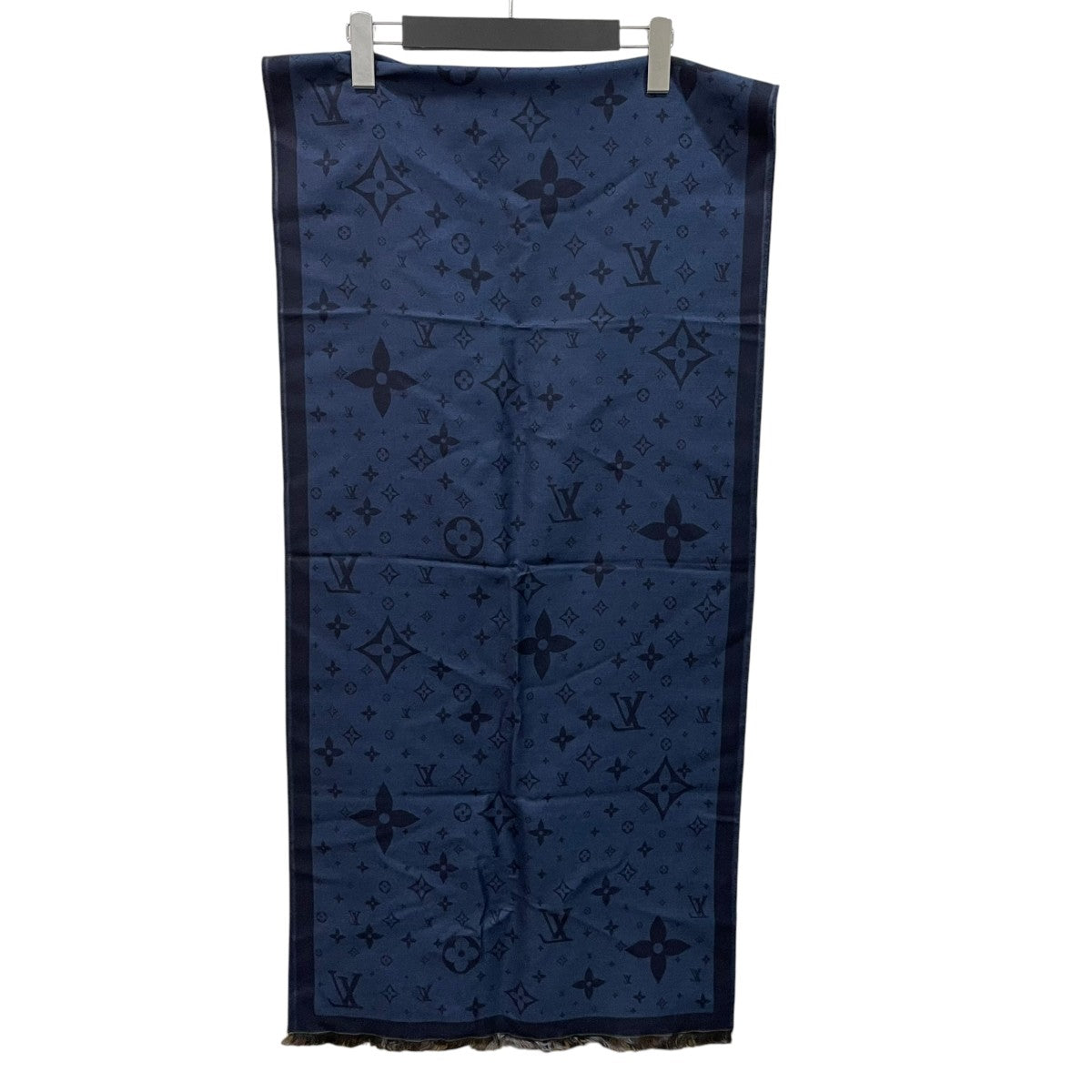 Louis Vuitton Etol Monogram Large Stole Navy - Pre-owned