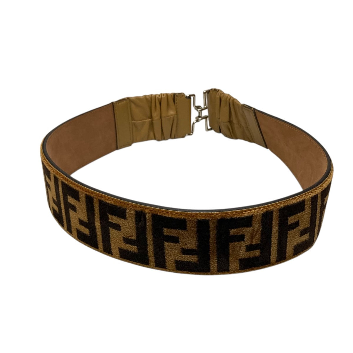 Fendi Zucca Velour Belt - Pre-owned