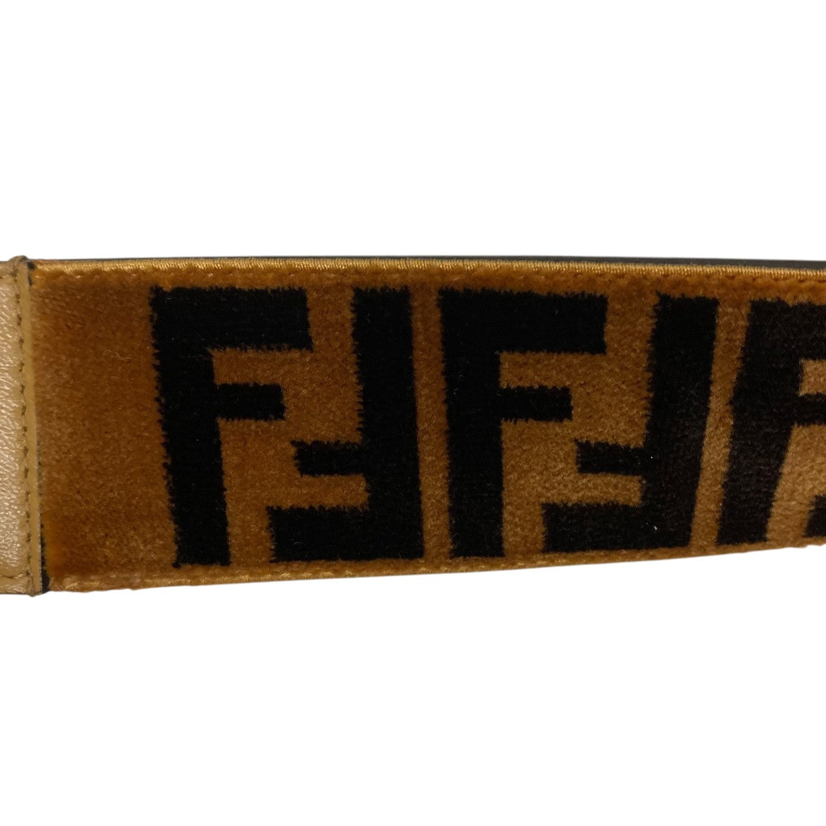 Fendi Zucca Velour Belt - Pre-owned