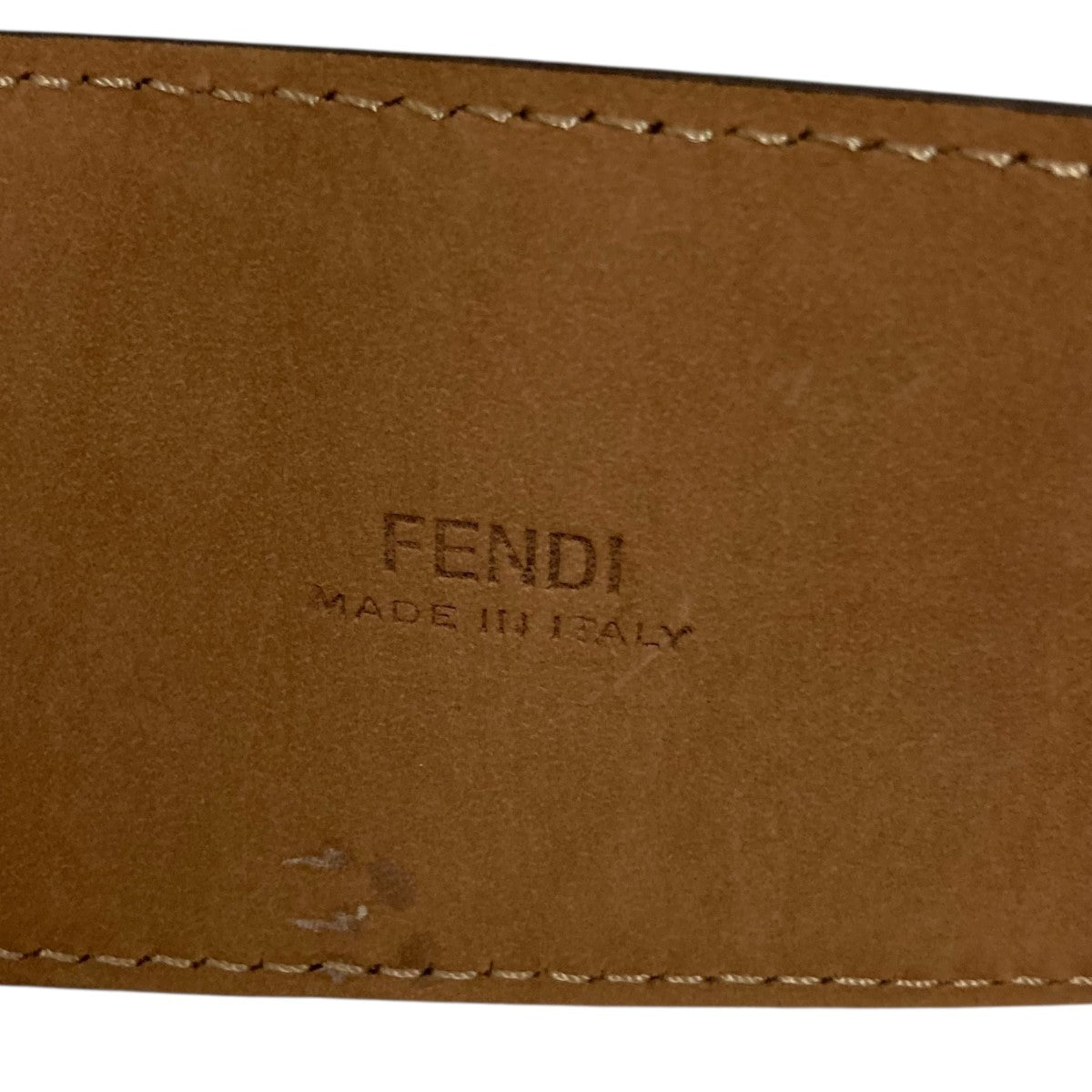 Fendi Zucca Velour Belt - Pre-owned