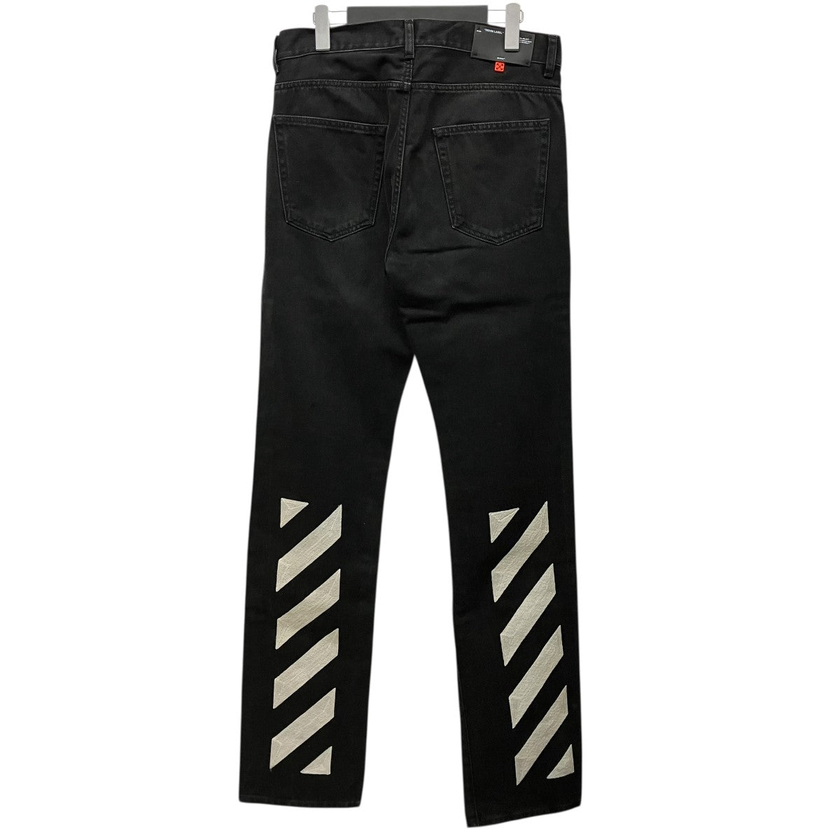 Off-White Denim Pants Black - Pre-owned