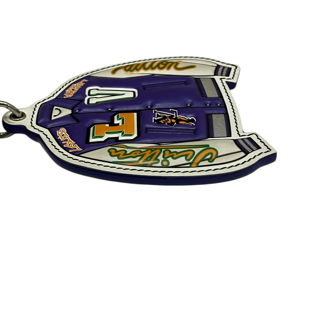 Louis Vuitton LV Varsity Jacket Keychain Purple - Pre-owned