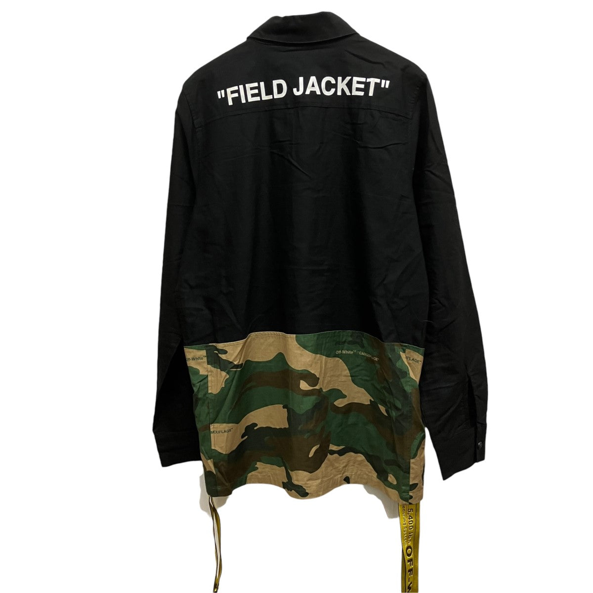 Off-White Switchable Camouflage Military Jacket Black - Pre-owned