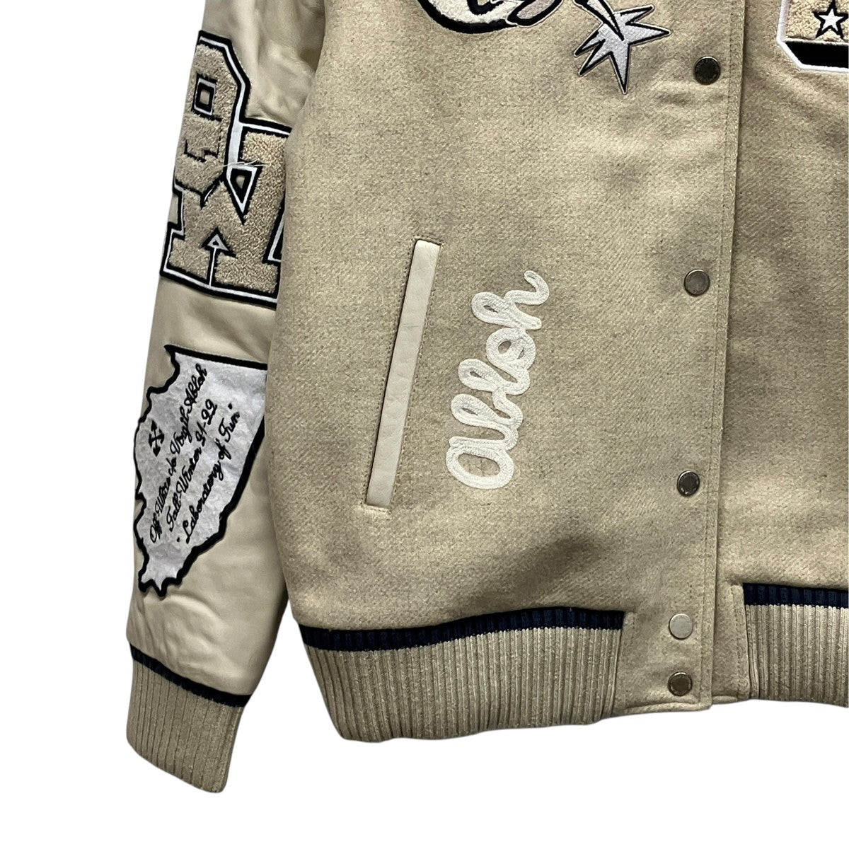 Off-White Varsity Jacket Beige - Pre-owned