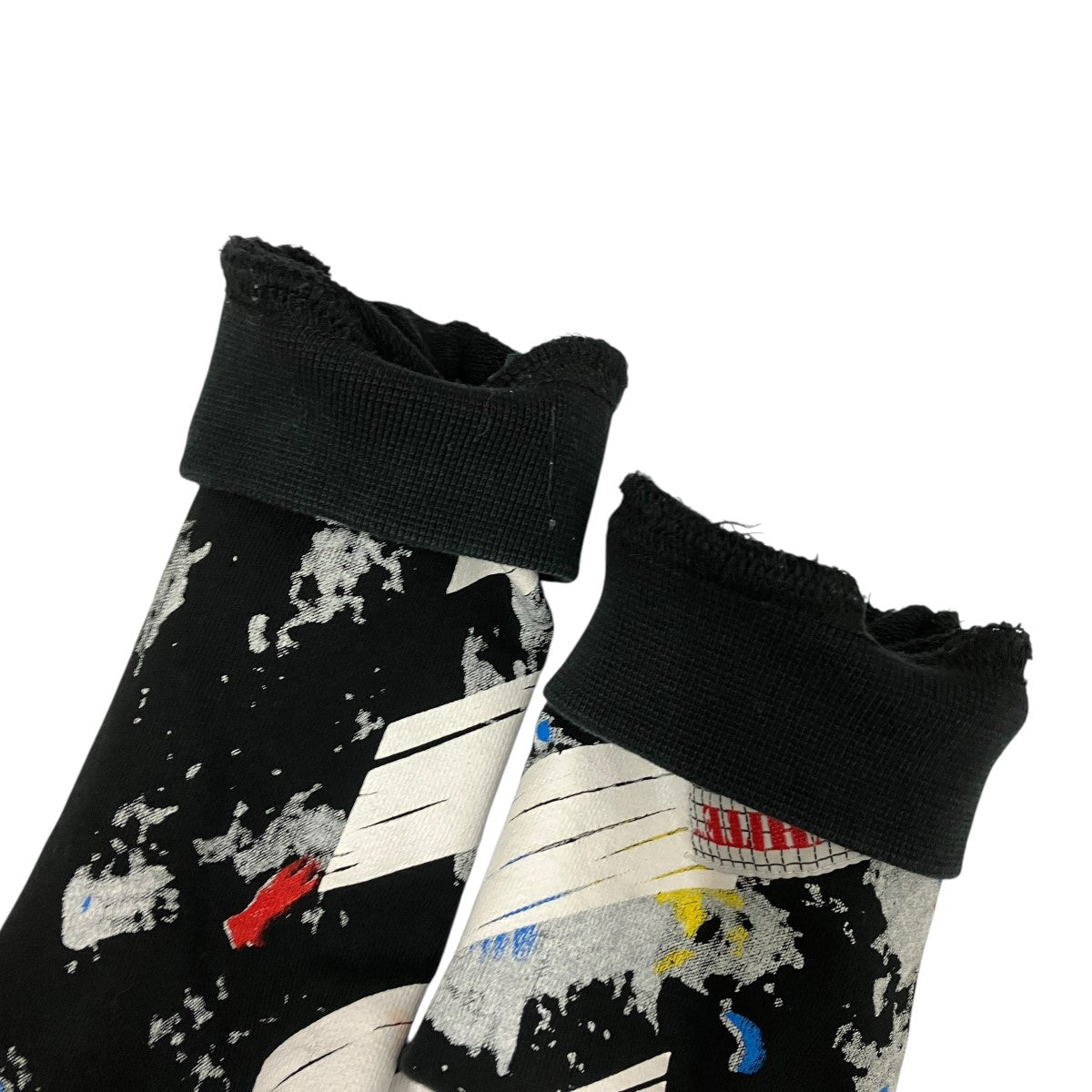 Off-White Logo Paint Sweatshirts Black - Pre-owned