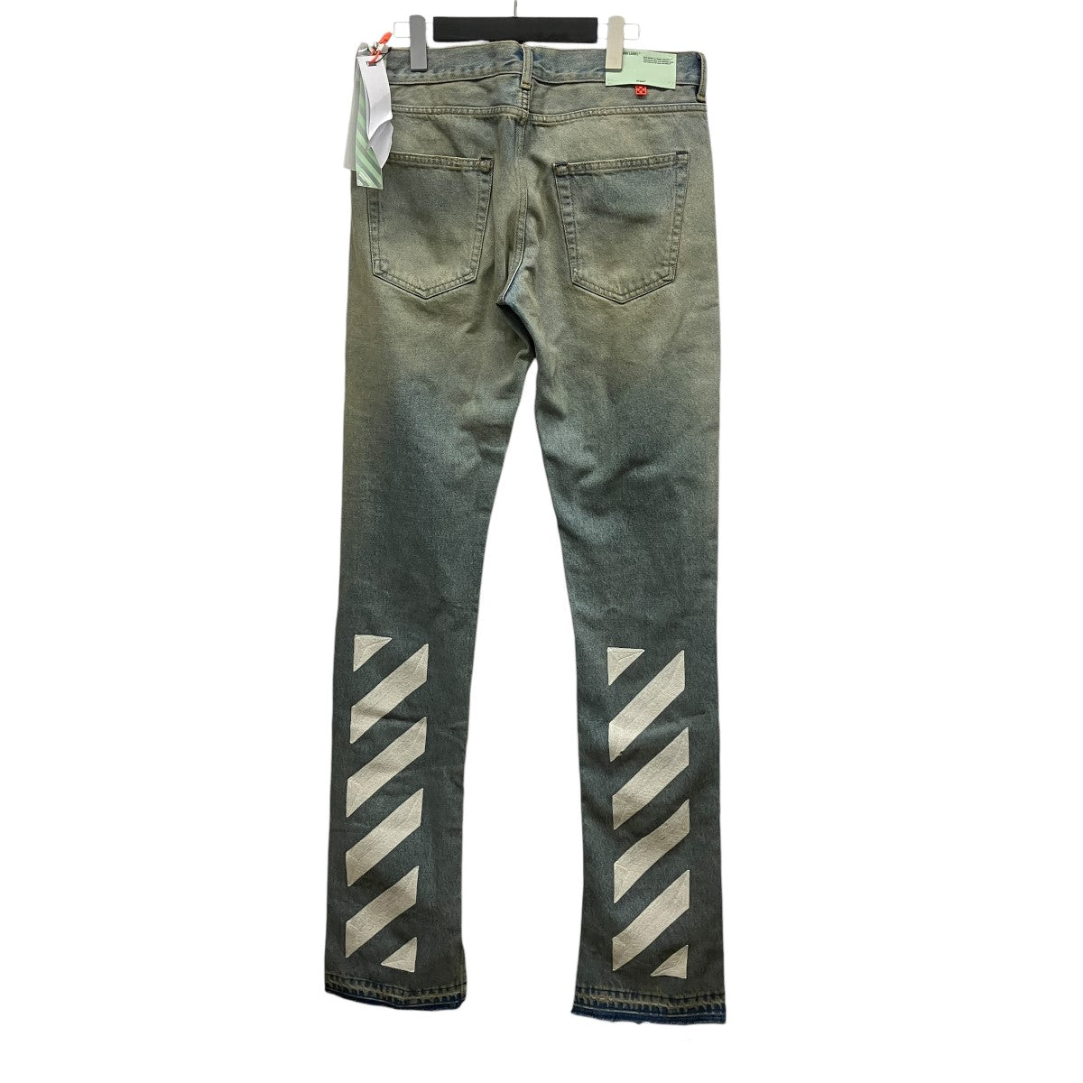 Off-White Bias Denim Pants Light Indigo - Pre-owned