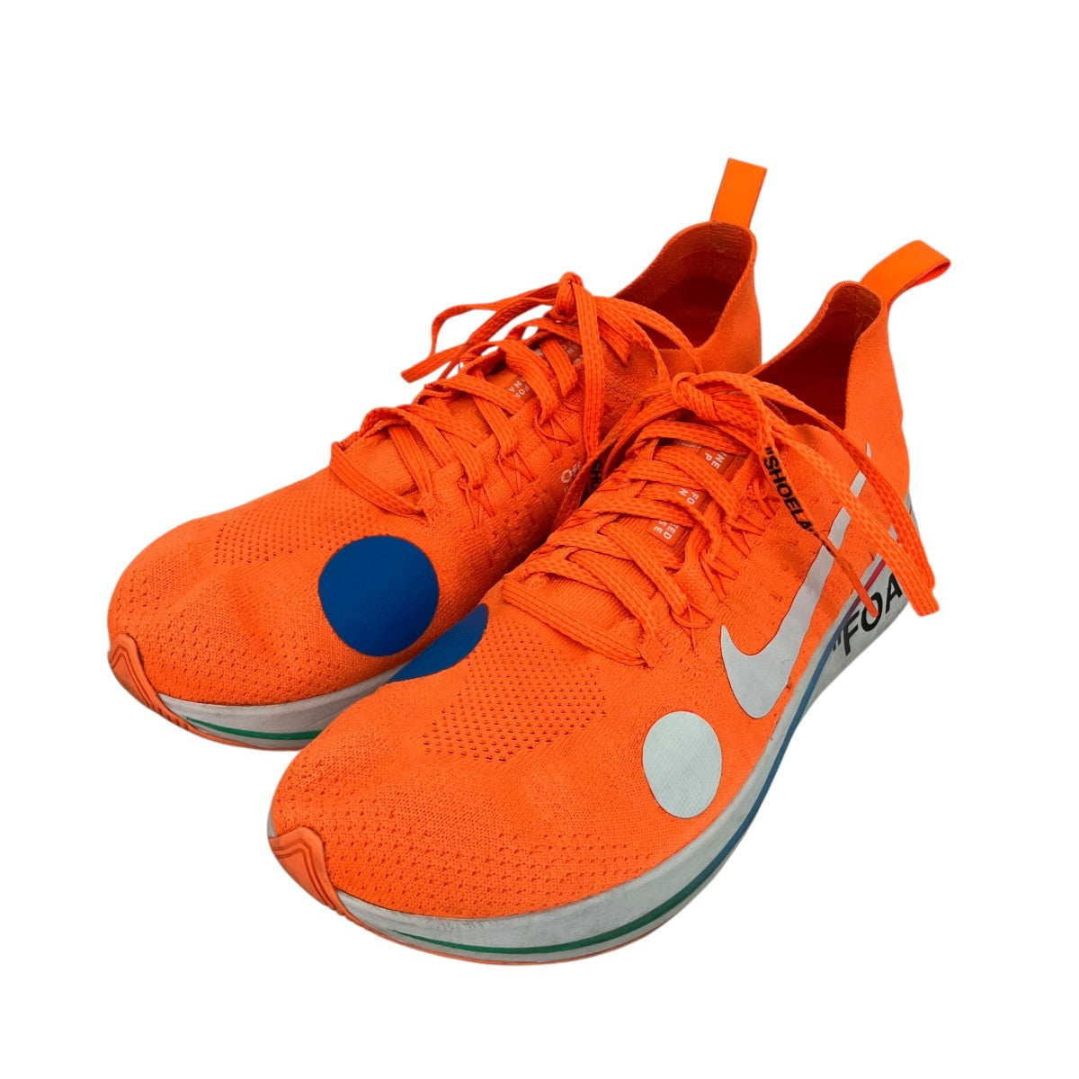 Nike x Off-White Zoom Fly Mercurial Flyknit Sneakers Orange - Pre-owned
